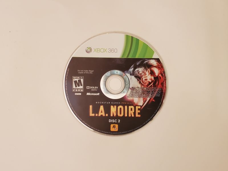 Microsoft Xbox 360 L.A. Noire (Disc 2) video game