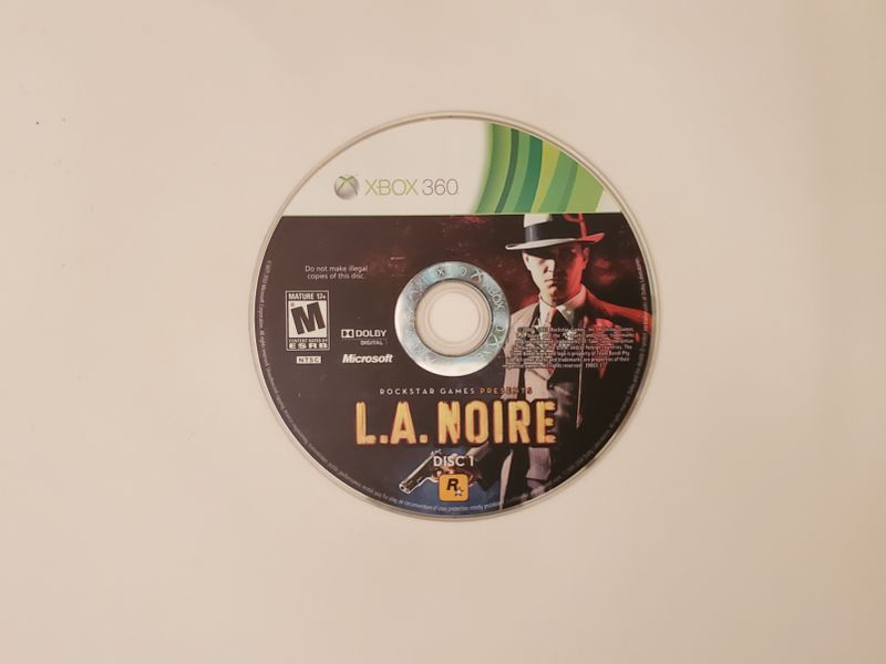 Microsoft Xbox 360 L.A. Noire (Disc 1) video game