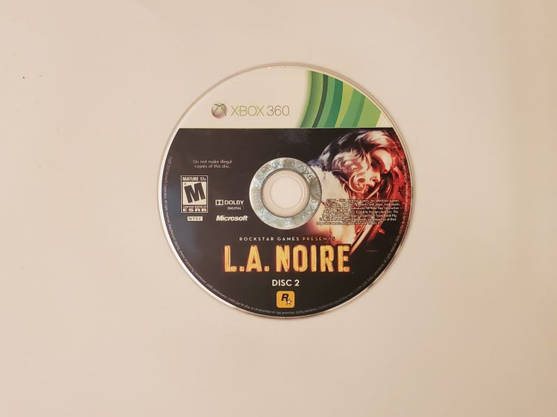 Microsoft Xbox 360 L.A. Noire (Disc 2) video game