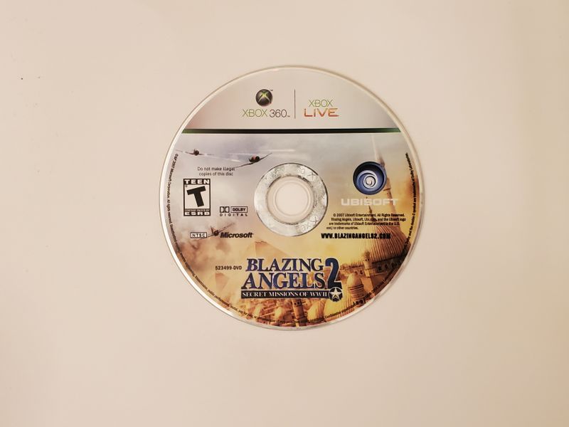 Microsoft Xbox 360 Blazing Angels 2: Secret Missions of WWII video game