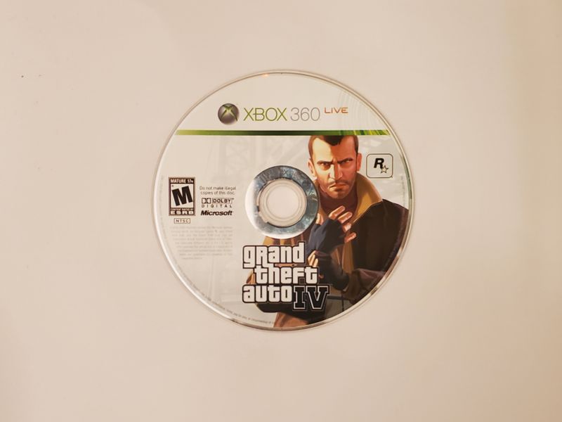 Microsoft Xbox 360 Grand Theft Auto IV video game