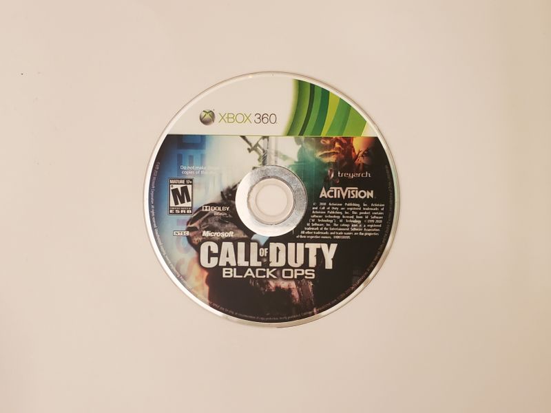 Microsoft Xbox 360 Call of Duty Black Ops video game