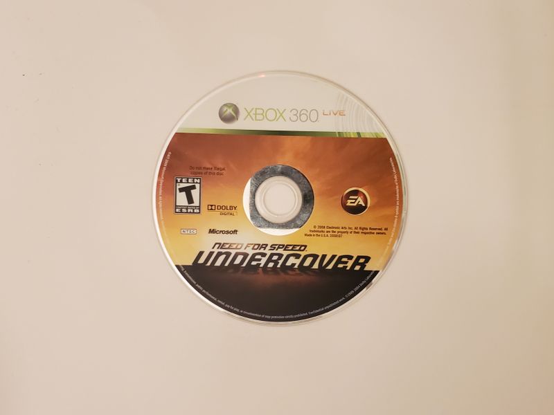 Microsoft Xbox 360 Need for Speed Undercover video game
