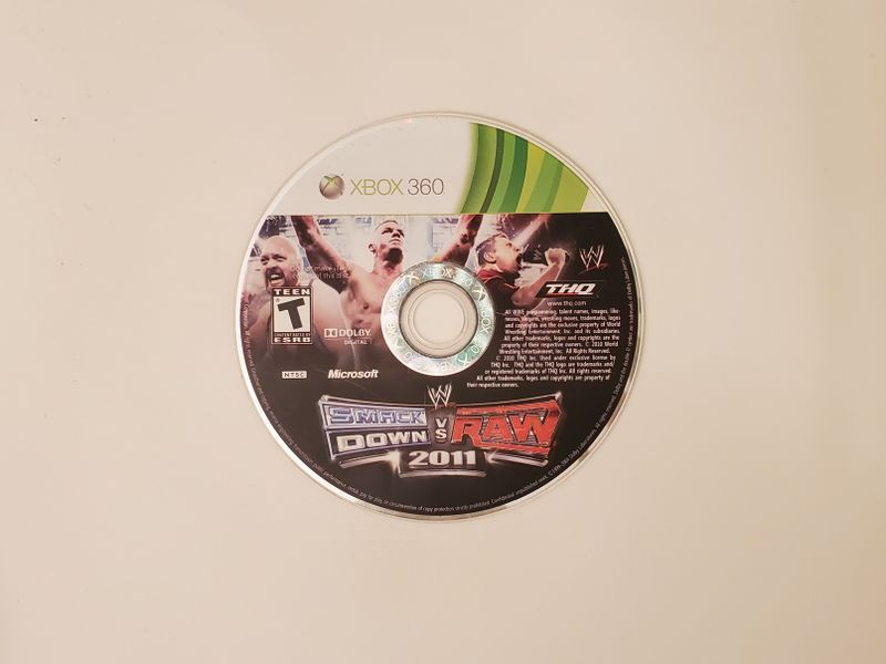 Microsoft Xbox 360 WWE Smackdown vs. Raw 2011 video game