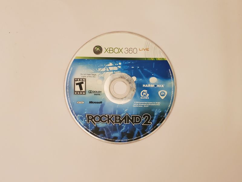 Microsoft Xbox 360 Rock Band 2 video game