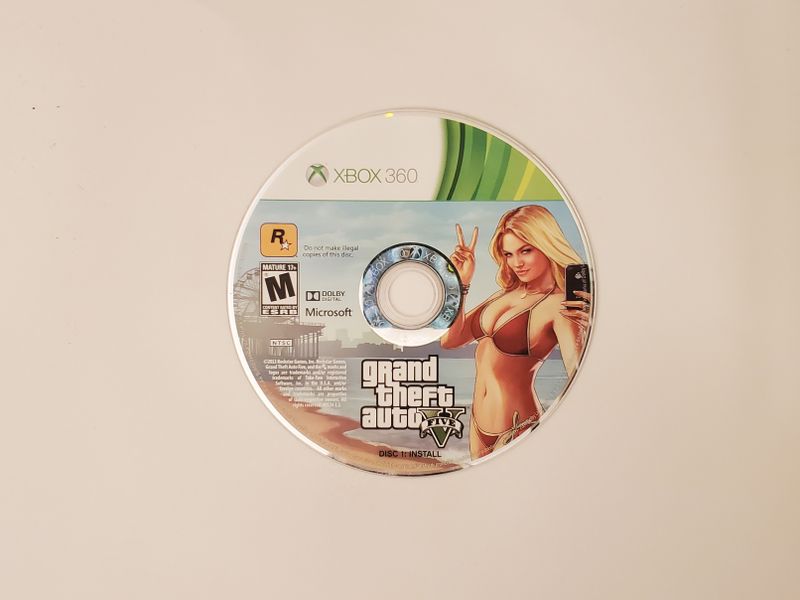 Microsoft Xbox 360 Grand Theft Auto V (Disc 1, Install Disc) video game