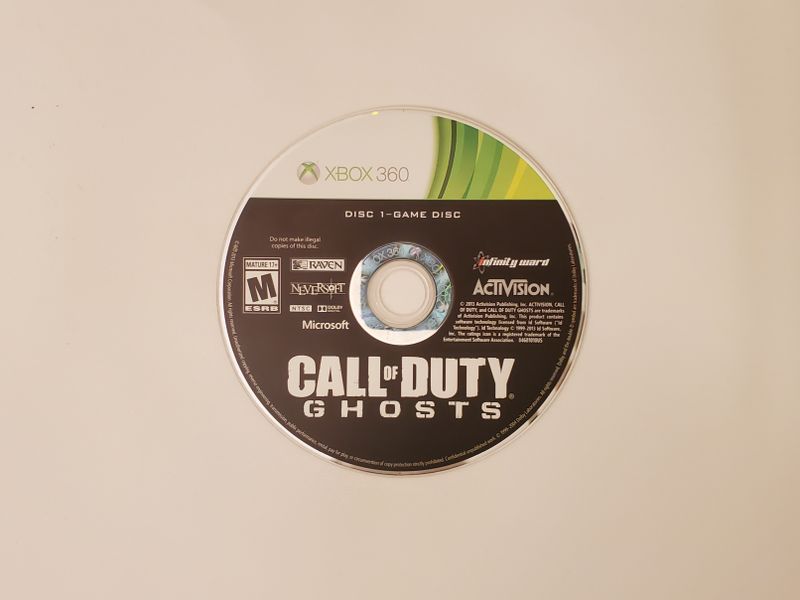 Microsoft Xbox 360 Call of Duty: Ghosts (Disc 1 video game