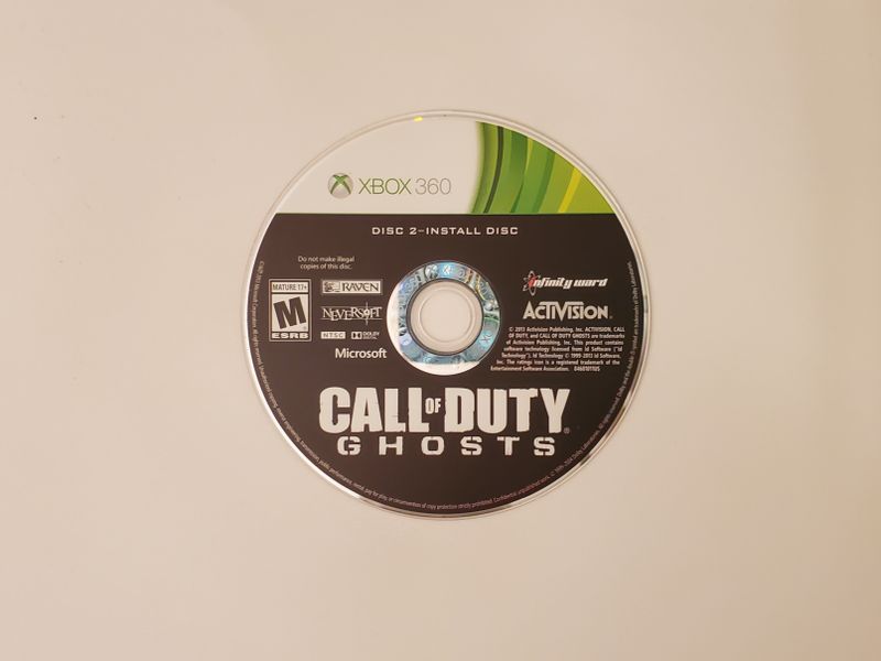 Microsoft Xbox 360 Call of Duty: Ghosts (Disc 2 video game