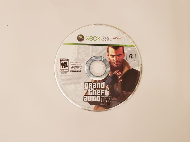 Microsoft Xbox 360 Grand Theft Auto IV video game