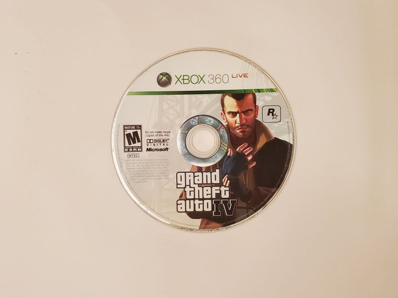 Microsoft Xbox 360 Grand Theft Auto IV video game