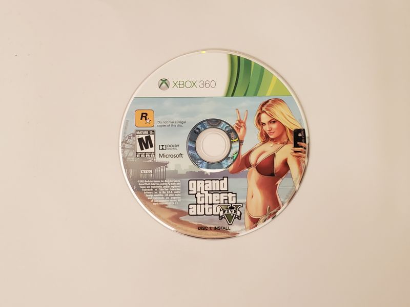Microsoft Xbox 360 Grand Theft Auto V (Disc 1: Install) video game