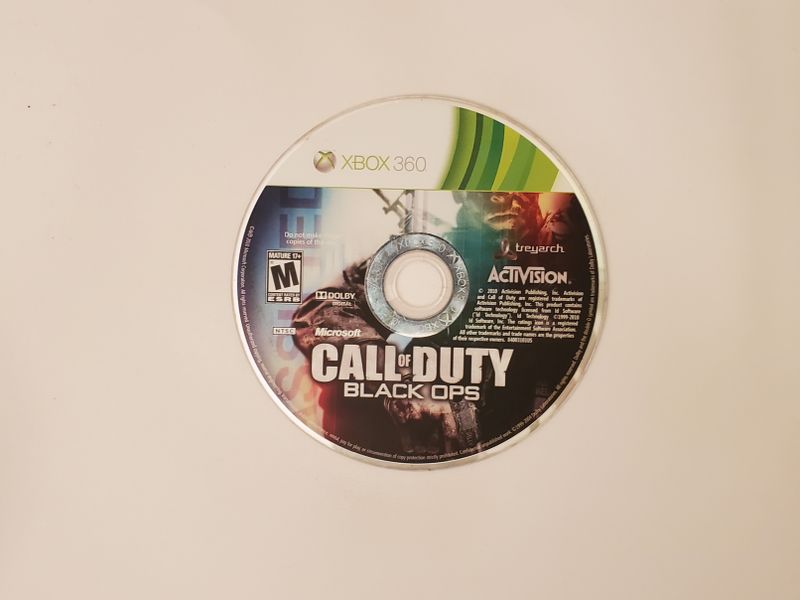 Microsoft Xbox 360 Call of Duty Black Ops video game