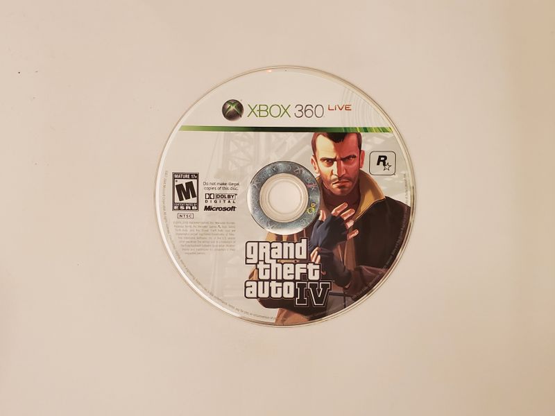 Microsoft Xbox 360 Grand Theft Auto IV video game