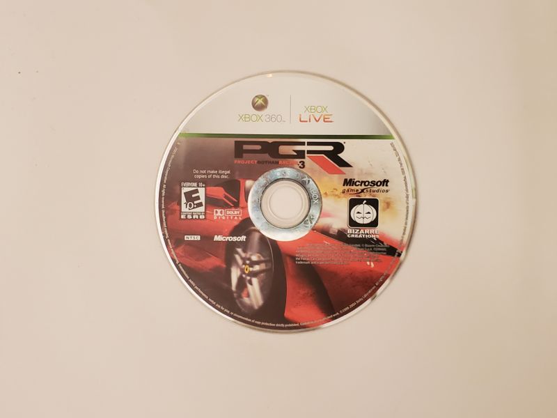 Microsoft Xbox 360 Project Gotham Racing 3 video game