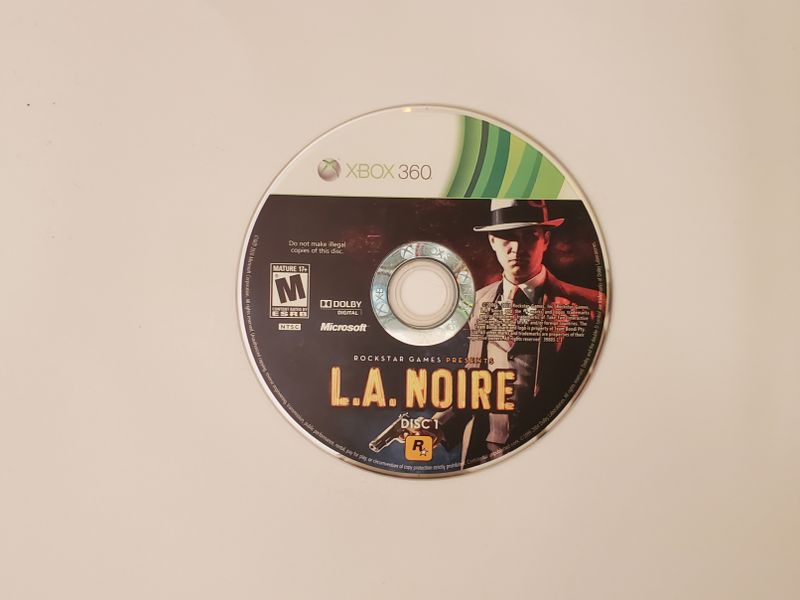 Microsoft Xbox 360 L.A. Noire (Disc 1) video game