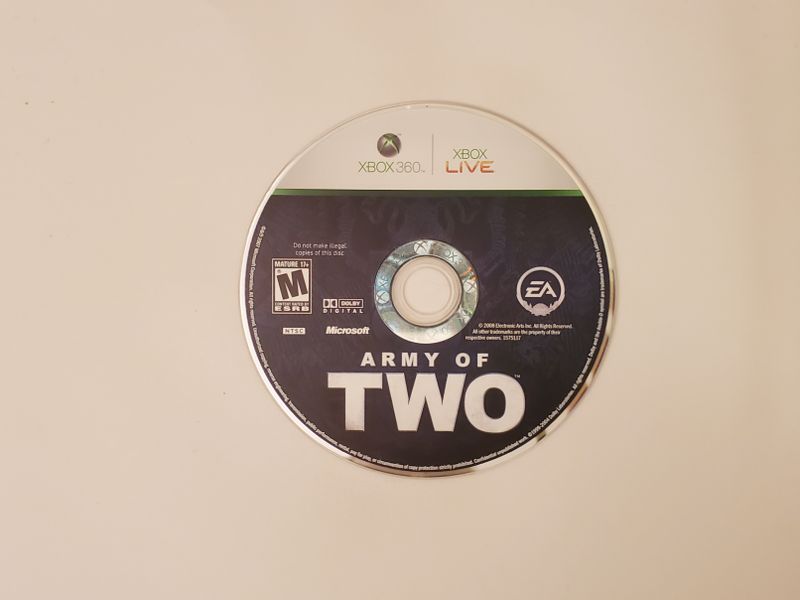 Microsoft Xbox 360 Army of Two video game