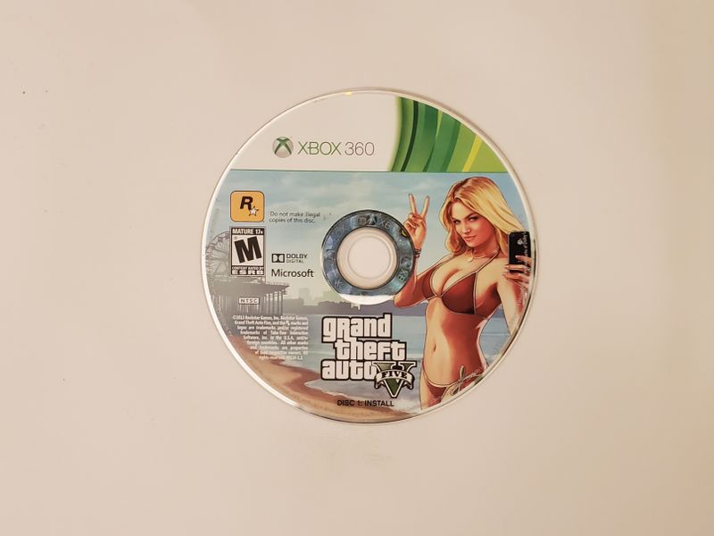 Microsoft Xbox 360 Grand Theft Auto V (Disc 1: Install) video game