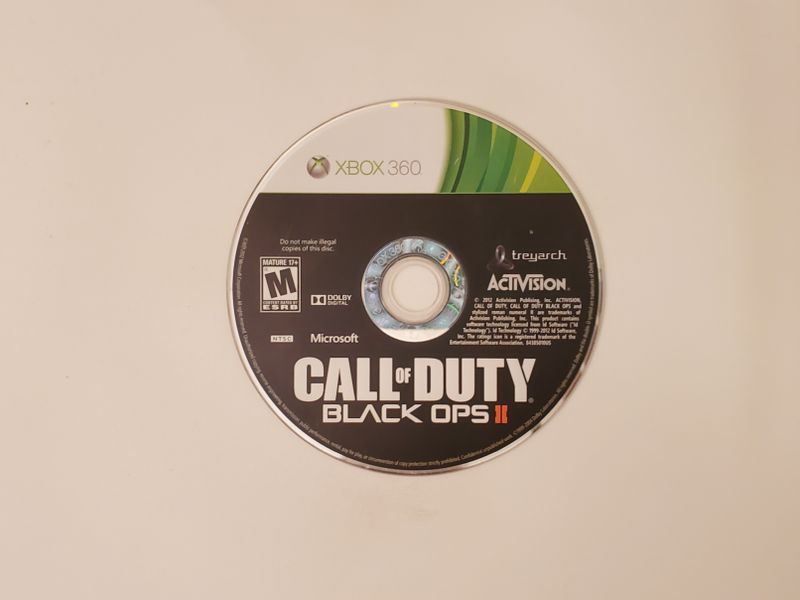 Microsoft Xbox 360 Call of Duty Black Ops II video game