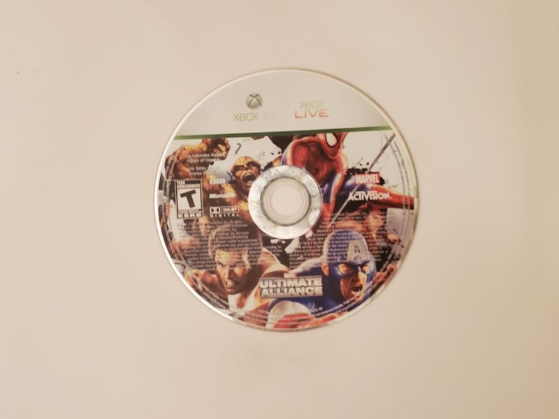 Microsoft Xbox 360 Marvel Ultimate Alliance video game