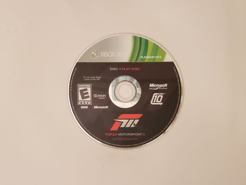Microsoft Xbox 360 Forza Motorsport 3: Ultimate Collection (Platinum Hits, Disc 1 Play Disc) video game