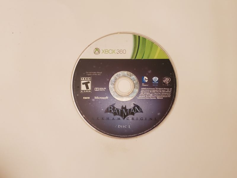 Microsoft Xbox 360 Batman: Arkham Origins (Disc 1) video game