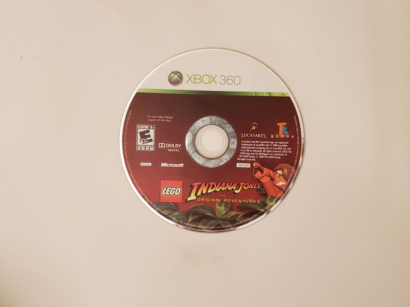 Microsoft Xbox 360 LEGO Indiana Jones The Original Adventures video game