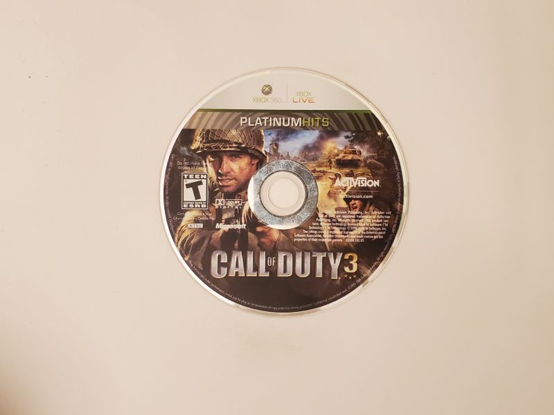 Microsoft Xbox 360 Call of Duty 3 [Platinum Hits] video game
