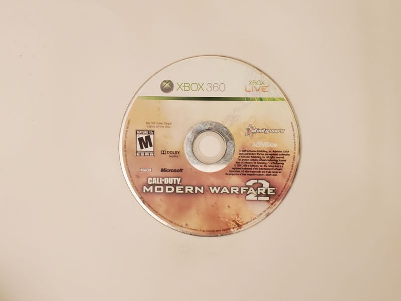 Microsoft Xbox 360 Call of Duty Modern Warfare 2 video game