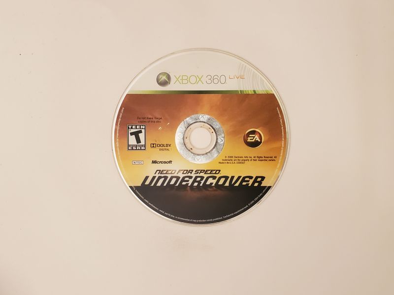 Microsoft Xbox 360 Need for Speed Undercover video game