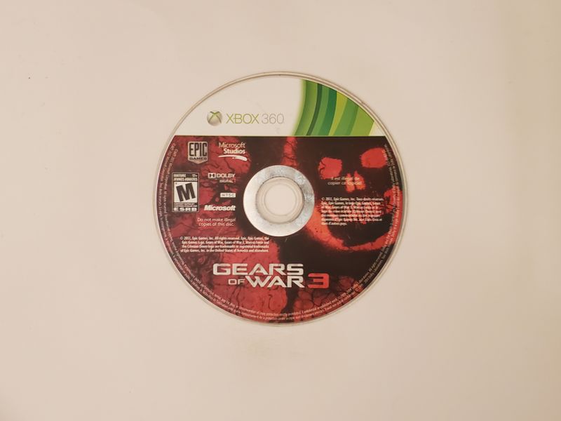 Microsoft Xbox 360 Gears of War 3 video game
