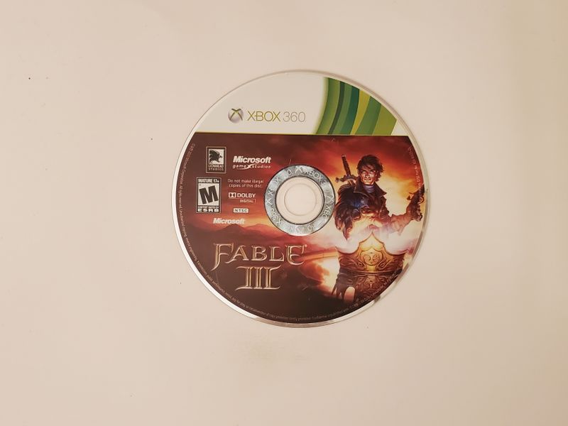 Microsoft Xbox 360 Fable III video game