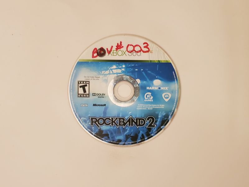 Microsoft Xbox 360 Rock Band 2 video game