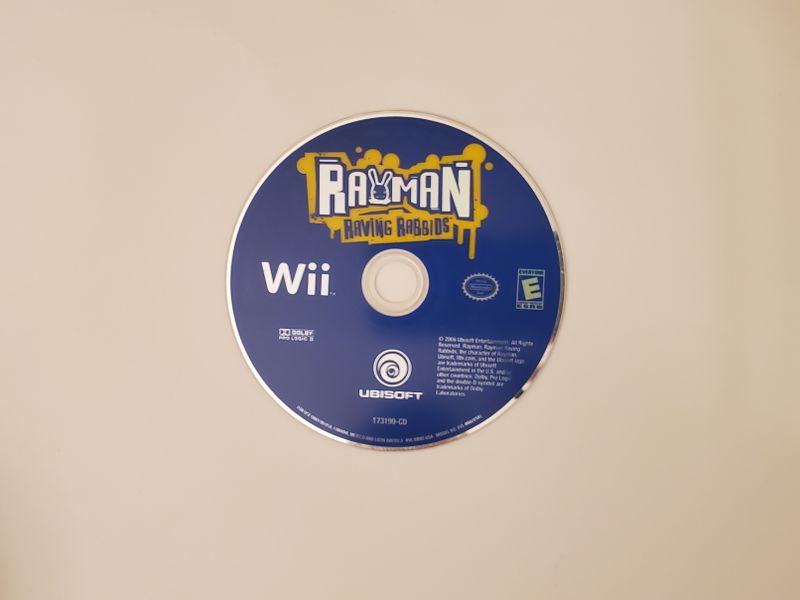Nintendo Wii Rayman Raving Rabbids video game