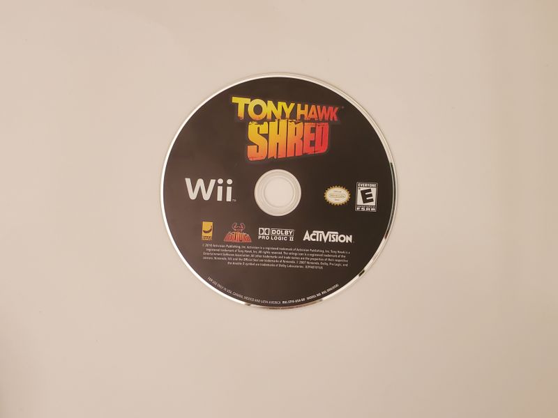 Nintendo Wii Tony Hawk: Shred video game