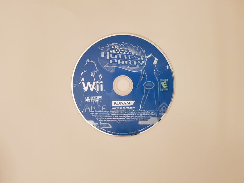 Nintendo Wii Dance Dance Revolution Hottest Party video game