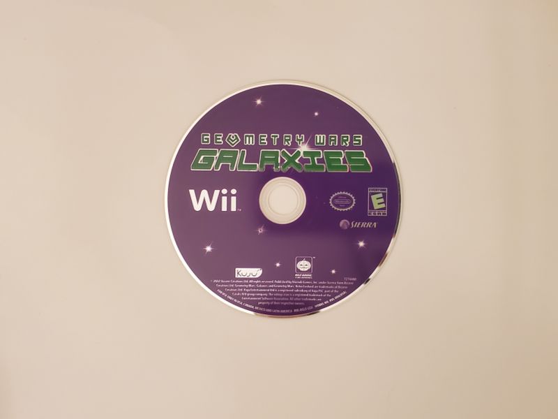 Nintendo Wii Geometry Wars Galaxies video game