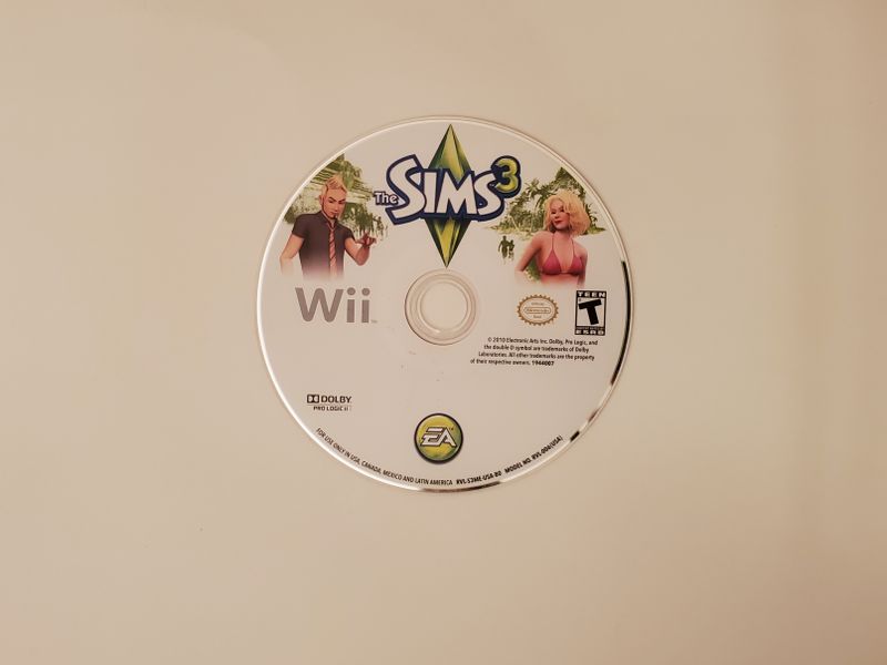 Nintendo Wii The Sims 3 video game