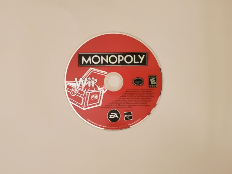 Nintendo Wii Monopoly video game