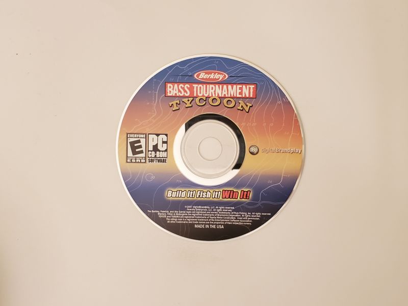 PC Berkley Bass Tournament Tycoon video game