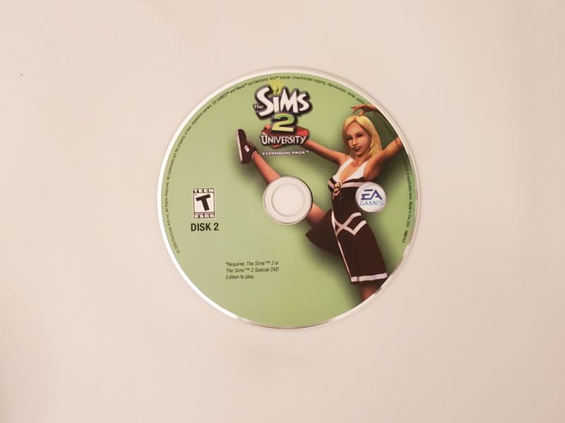 PC The Sims 2 University (Expansion Pack 1) video game