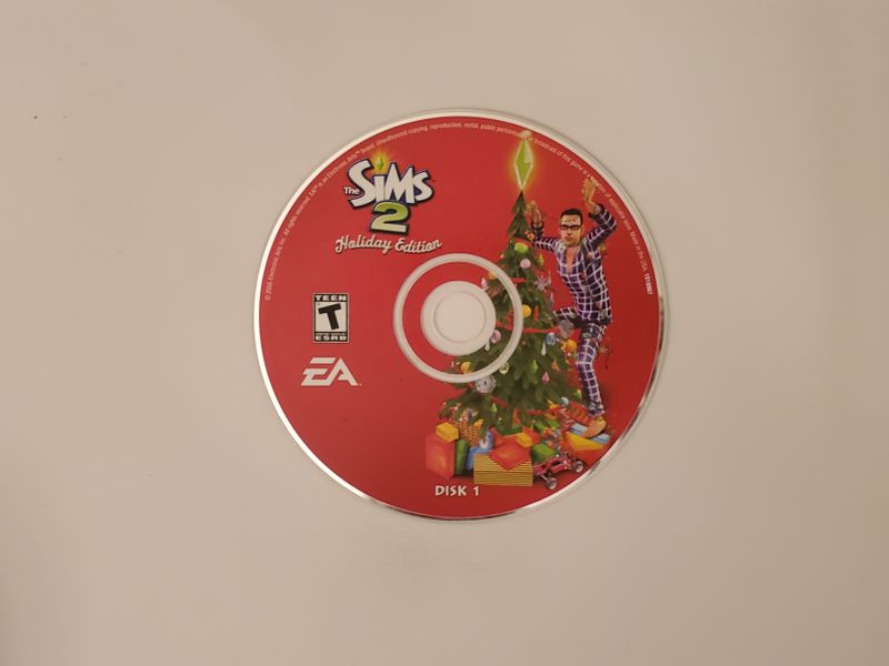 PC The Sims 2: Holiday Edition (Disk 1) video game