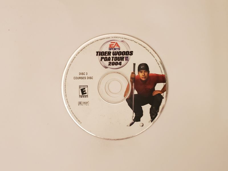 PC Tiger Woods PGA Tour 2004 (Disc 3, Courses Disc) video game