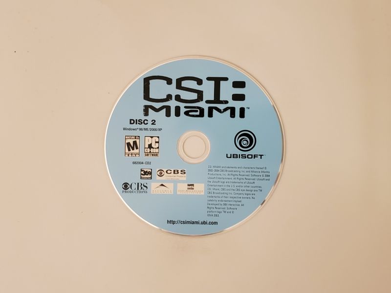 PC CSI: Miami (Disc 2) video game