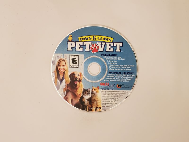 PC Paws & Claws: Pet Vet video game