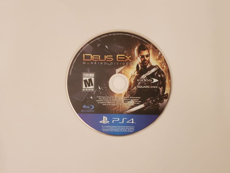 Sony Playstation 4 Deus Ex: Mankind Divided video game