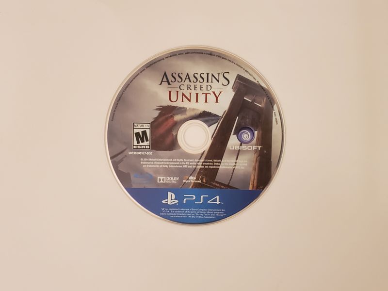 Sony Playstation 4 Assassin's Creed: Unity video game