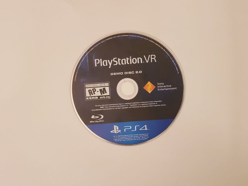 Sony Playstation 4 Playstation VR Demo Disc 2.0 video game