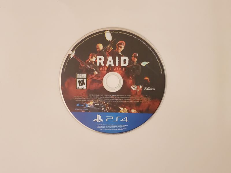 Sony Playstation 4 Raid: World War II video game