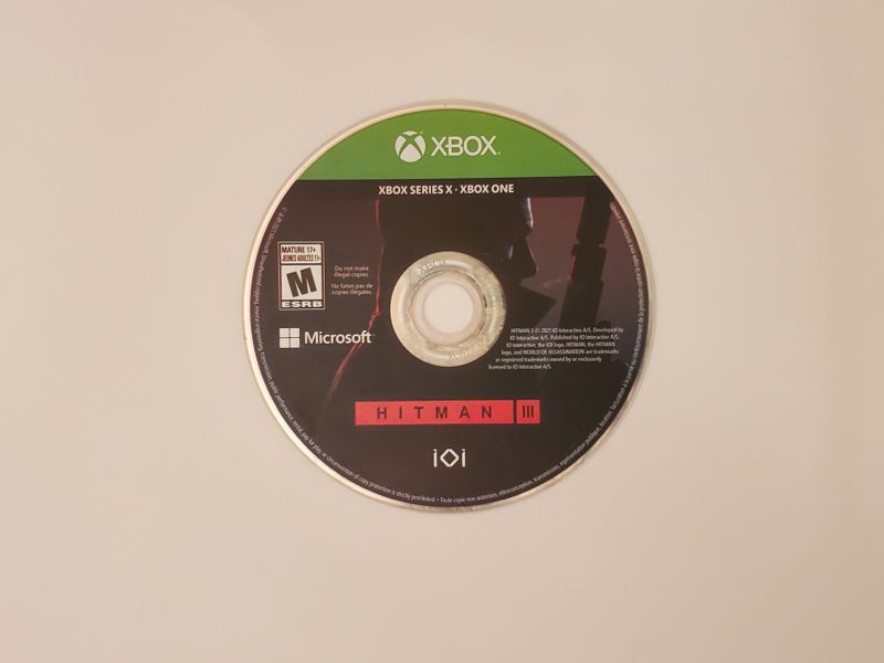 Microsoft Xbox One Hitman III video game