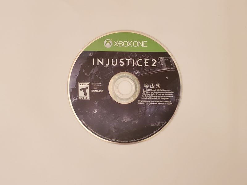 Microsoft Xbox One Injustice 2 video game